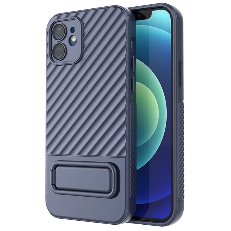 Telefontaske til iPhone 12 Kickstand Telefon Rygbeskytter Anti-støv TPU telefoncover Telefontaske til iPhone 12 Kickstand Telefon Rygbeskytter Anti-støv TPU telefoncover